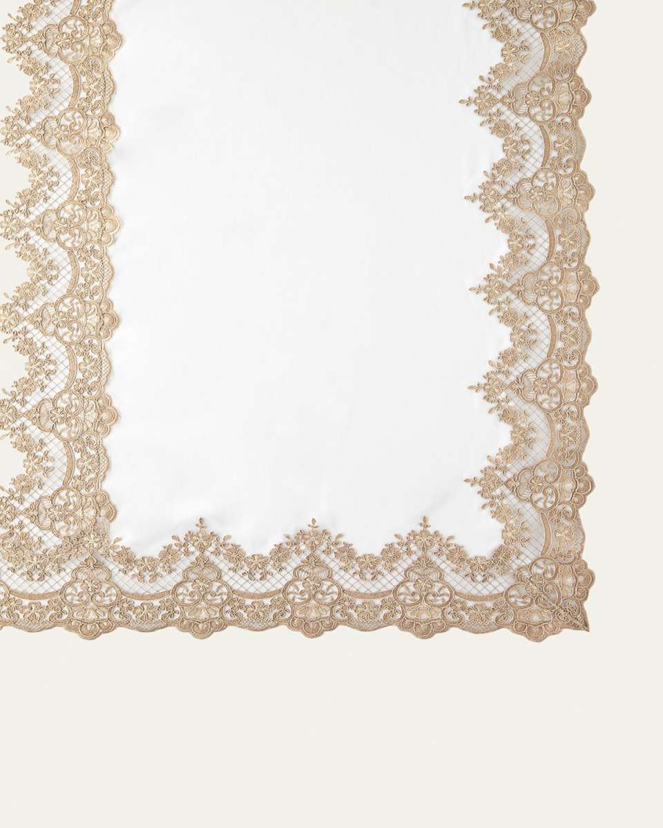 Antique Lace 72" x 144" Tablecloth & 12 Napkins